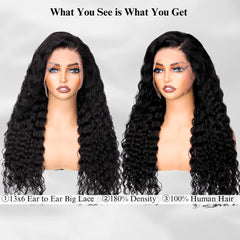 Tsiyu HD transparent lace front wig blending with skin for seamless part