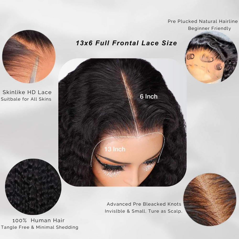 Tsiyu pre-plucked natural hairline wig for easy styling and realistic edge