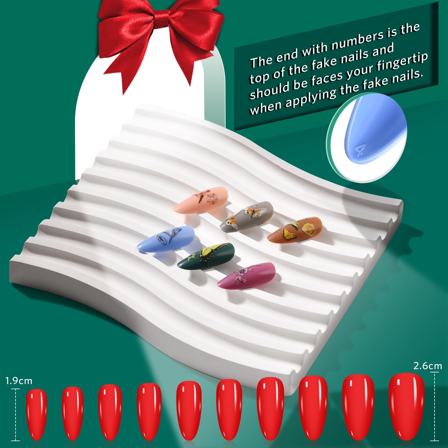 TsMADDTs 24-color almond nails for versatile shades and moods.