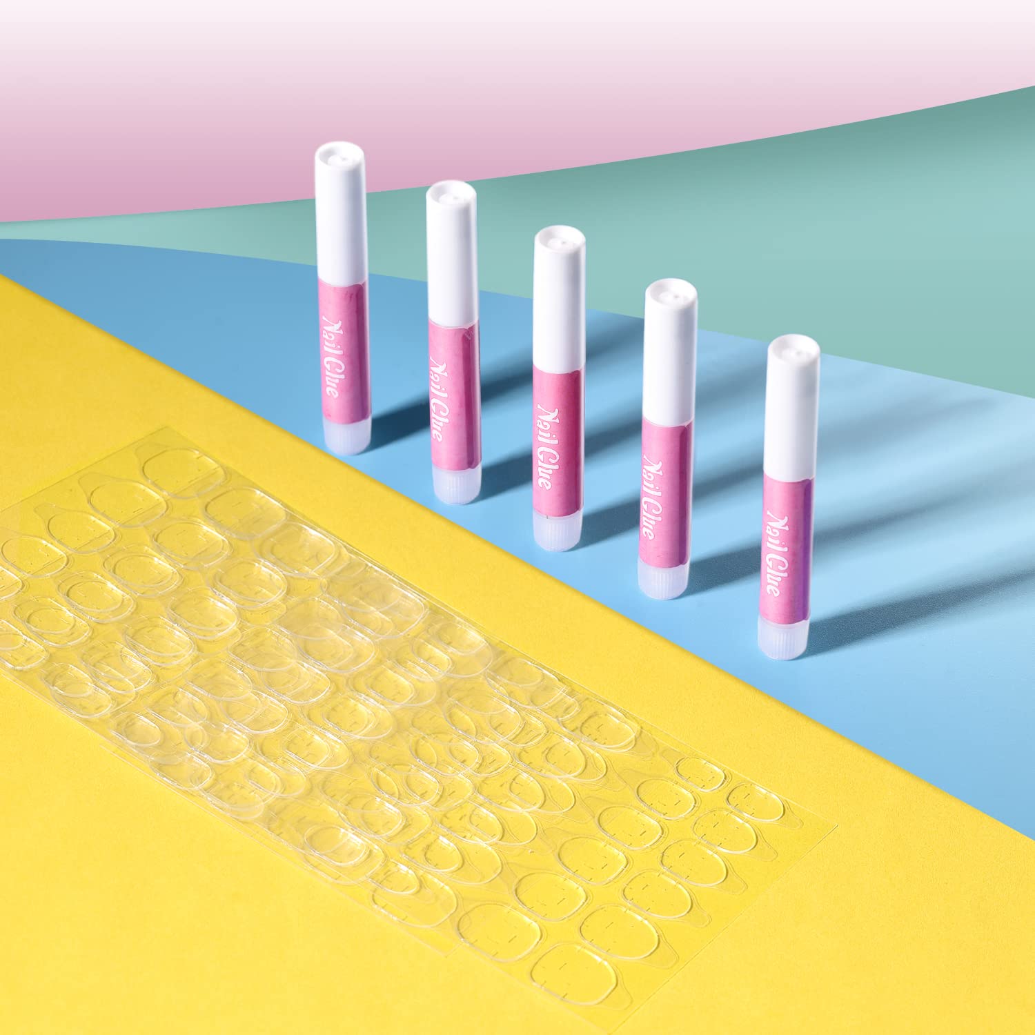 TsMADDTs beginner-friendly kit includes file, stickers, and tweezer for nail art.