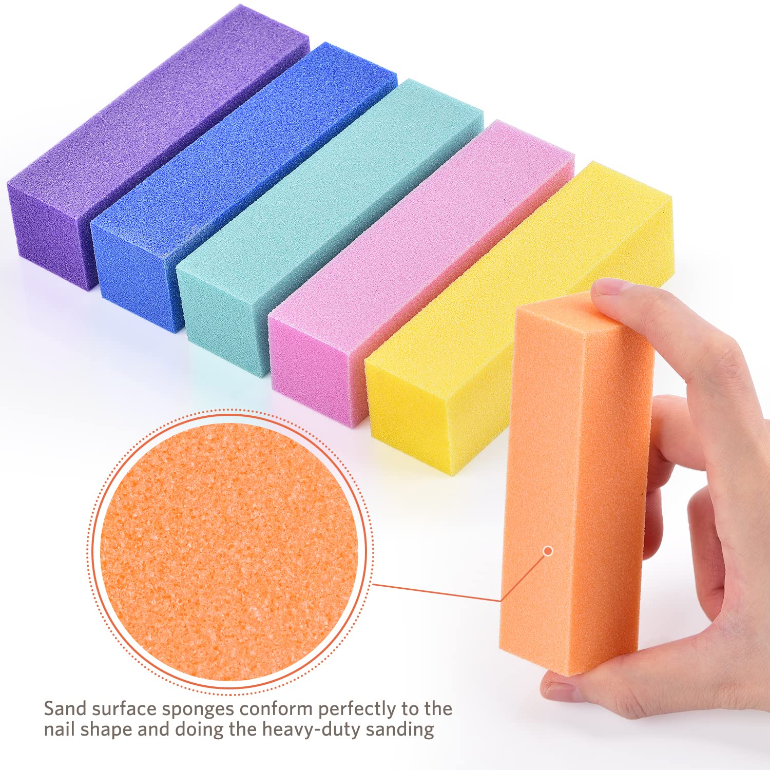 TsMADDTs colorful buffer blocks in six colors for precise prep before polish