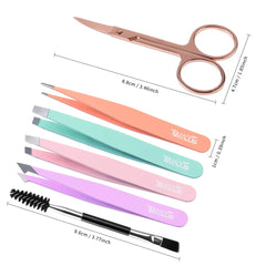 TsMADDTs curved eyebrow scissor for clean, controlled trimming