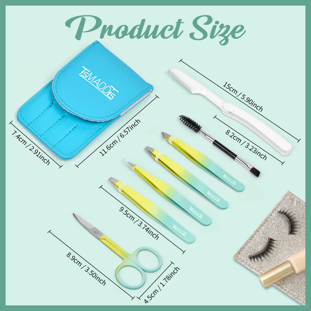 TsMADDTs curved eyebrow scissor for shaping brows