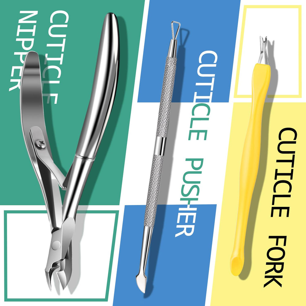 TsMADDTs cuticle pusher and fork ready to tidy nails.