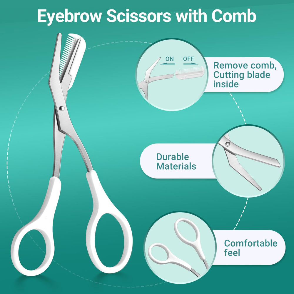 TsMADDTs eyebrow razor with removable blade enables safe, portable grooming on the go.