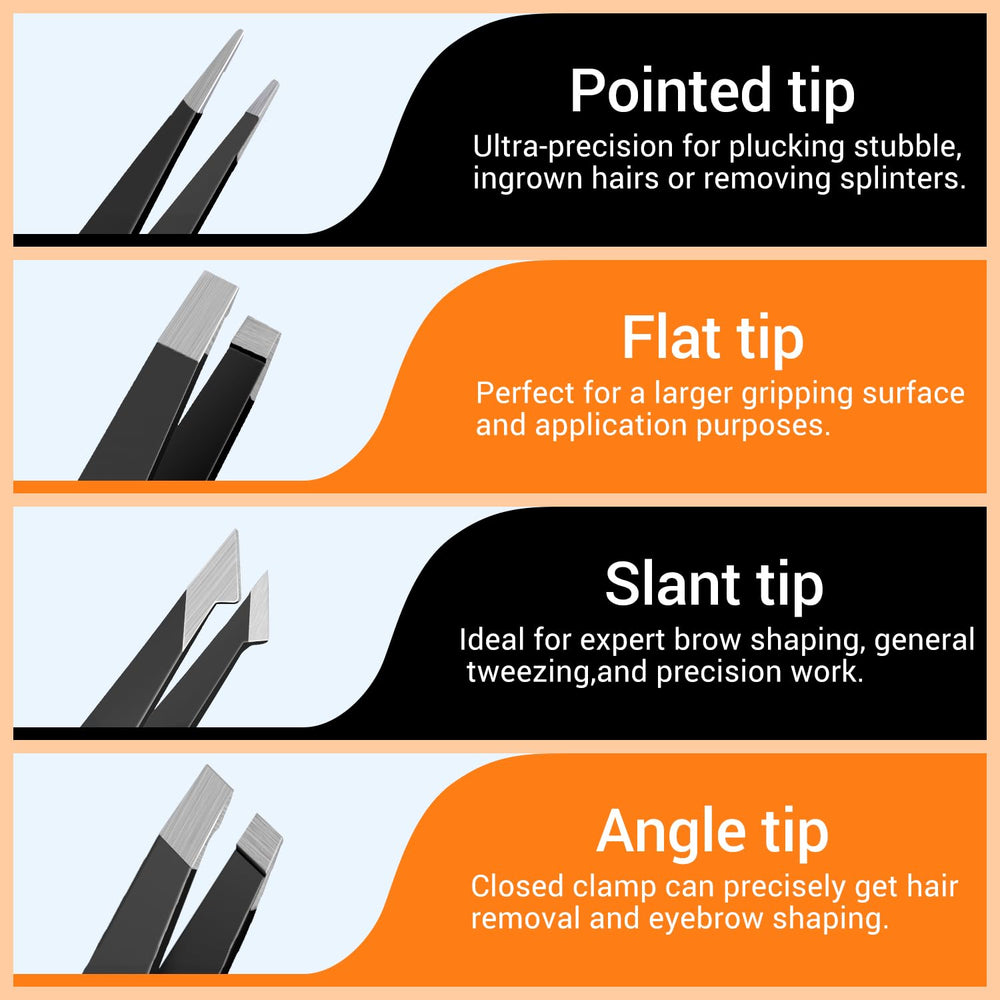 TsMADDTs eyebrow scissors with curved tips for safe trimming.