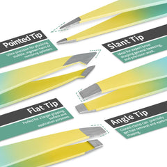 TsMADDTs eyebrow tweezers pointed tip for precise plucking