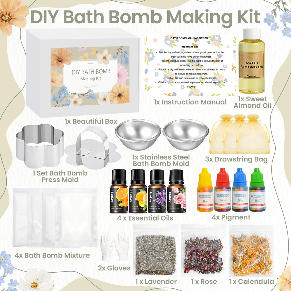 TSVATE bath bomb press shown for easy DIY fizz