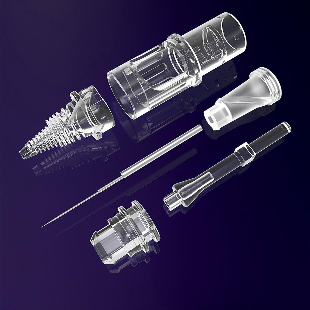 Anti-backflow membrane in T&amp;T AWE helps minimize ink backflow during tattooing.
