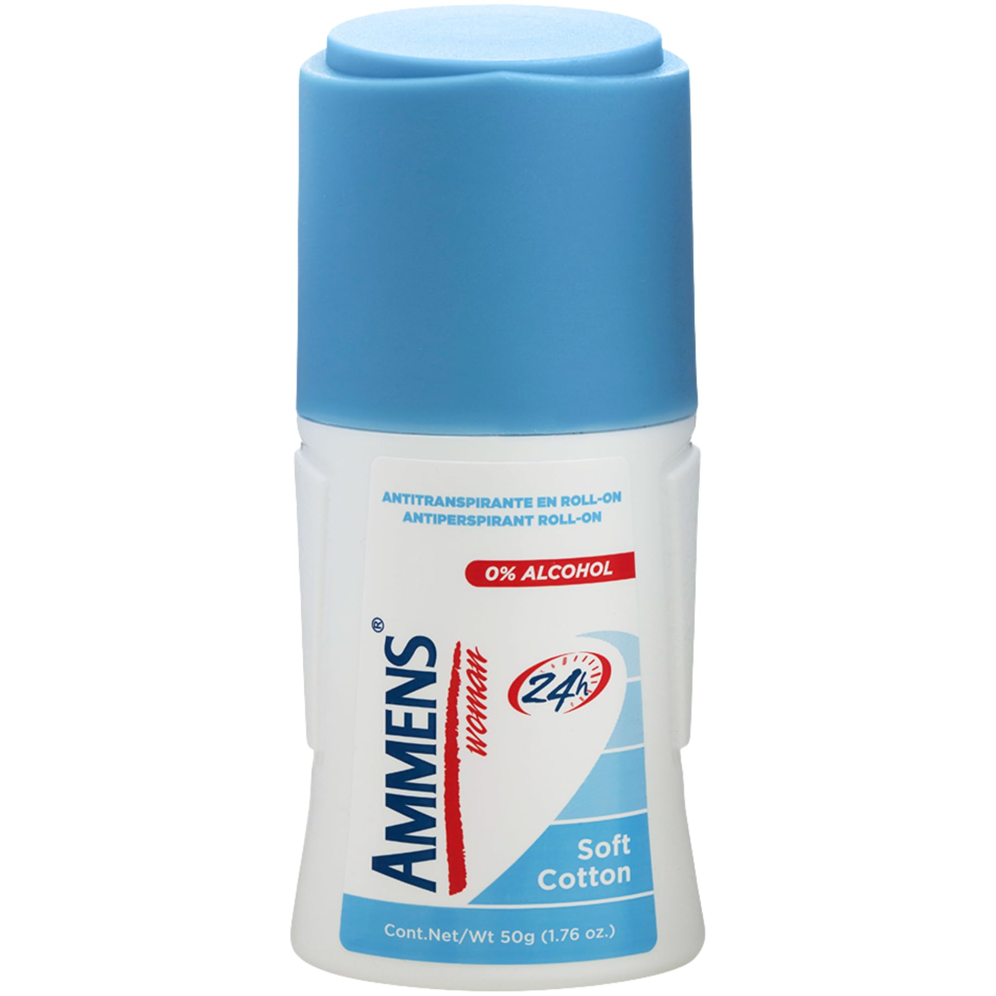 Tu Salud Plus Ammens soft cotton fragrance keeps you fresh with a gentle scent all day.
