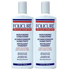 Tu Salud Plus Folicure Conditioner bottle pour demonstrates easy distribution for even conditioning.