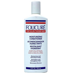 Tu Salud Plus Folicure Conditioner label closeup highlighting moisturizing formula.