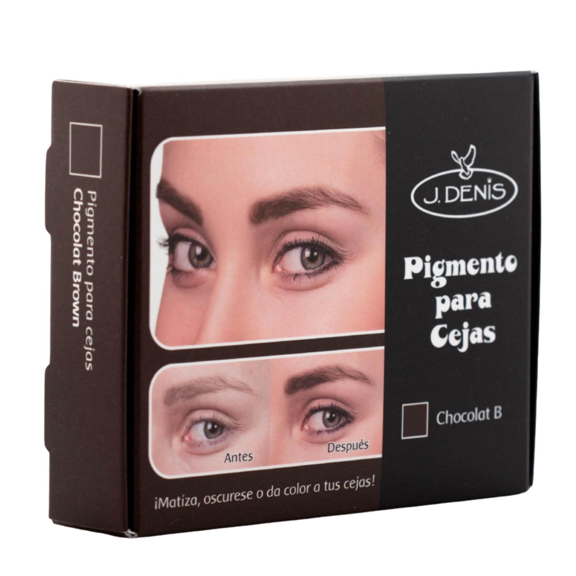 Tu Salud Plus J Denis Eyebrow Pigment Chocolate tube for natural, long-lasting brow color.