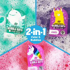 Tub Works Arctic Adventure teal bubble bath delivers colorful foam for a refreshing bath