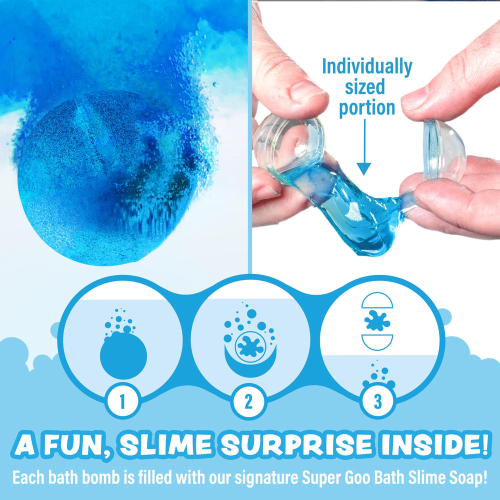 Tub Works color-changing fizz colors water and releases fruity aroma.