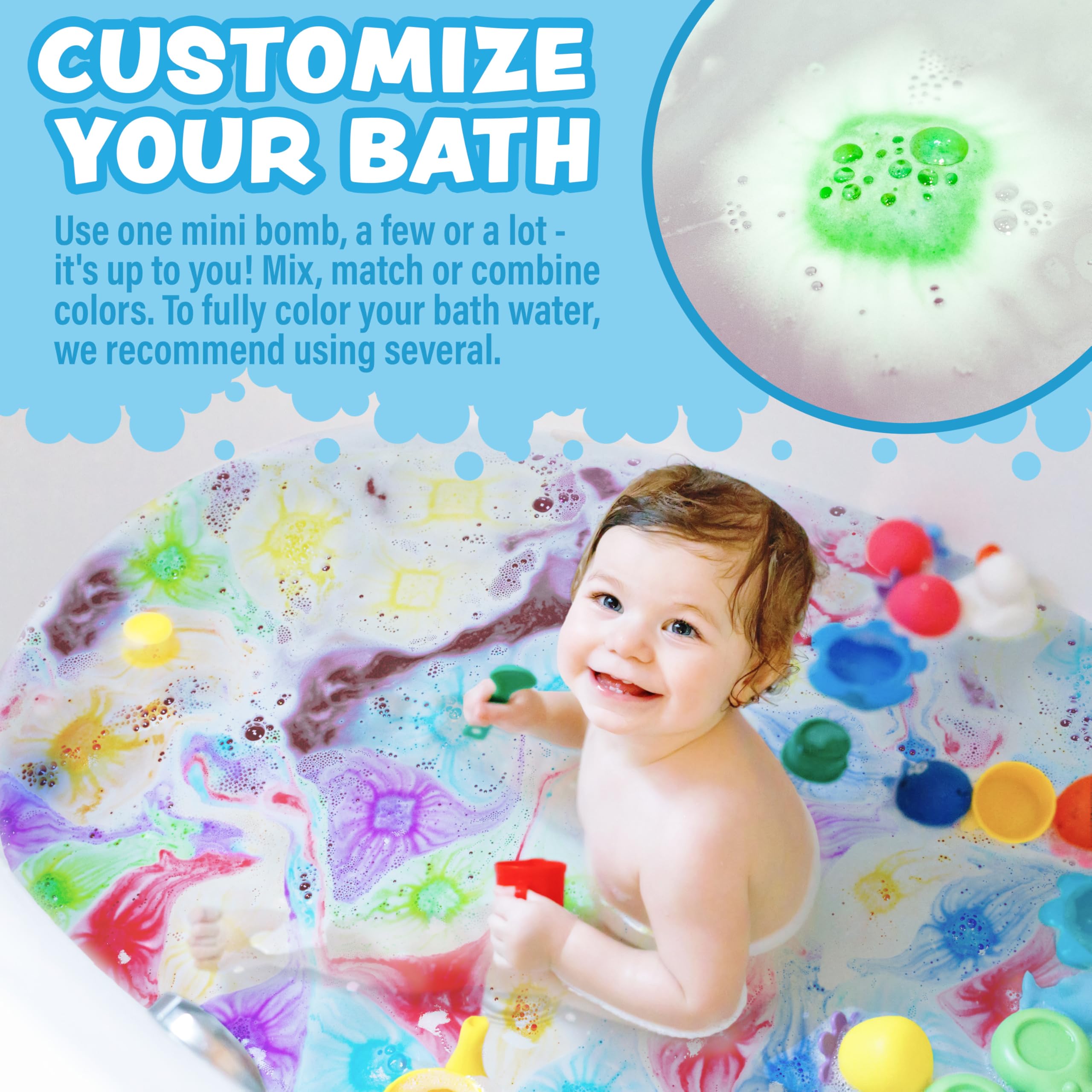 Lil' Bursts bath art sparks creativity during bath time.