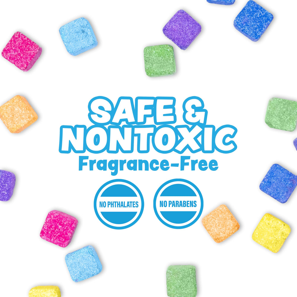 Lil' Bursts non-toxic formula-safe for kids' baths.