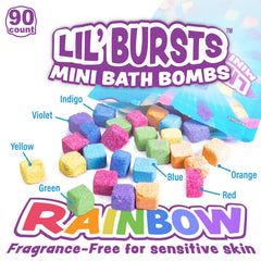 Lil' Bursts seven colors rainbow lets you customize bath time.
