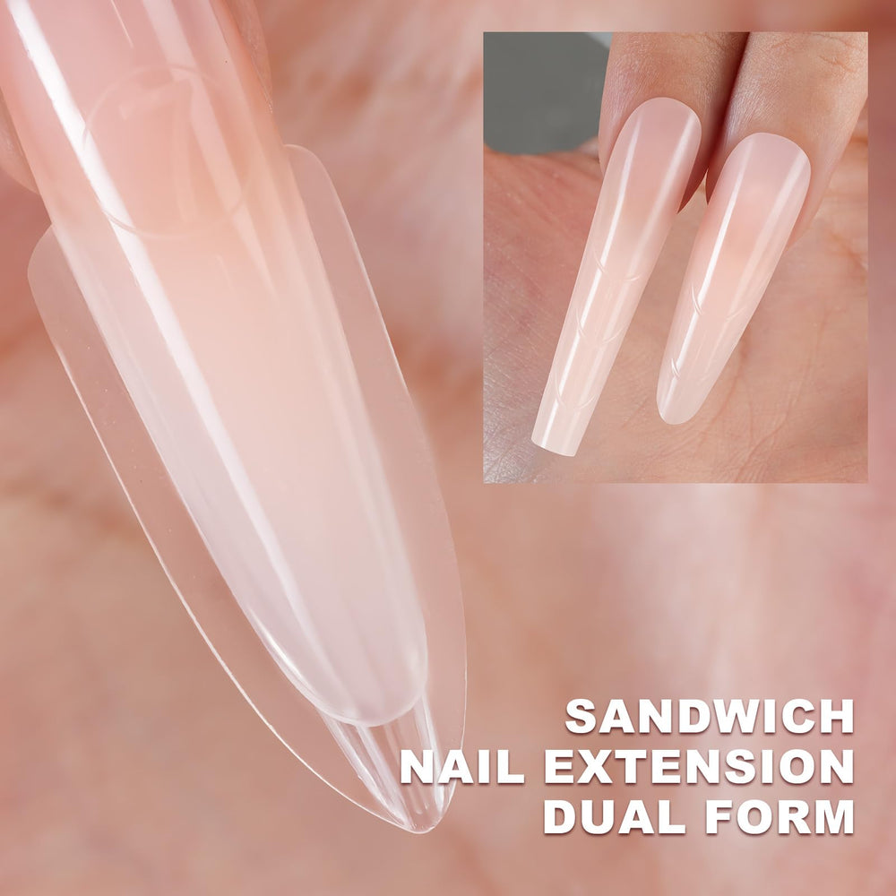 Fast extensions without paper forms for efficient at-home or salon use.