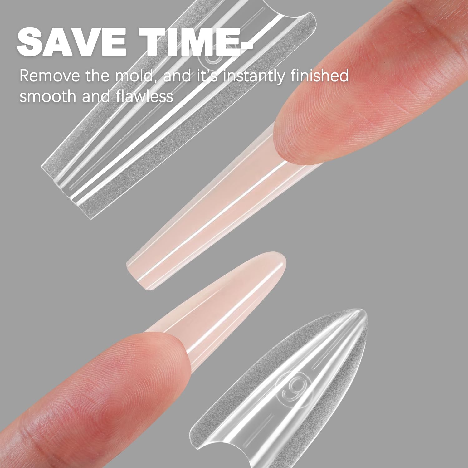 Fifteen sizes ensure precise fits for various nails.