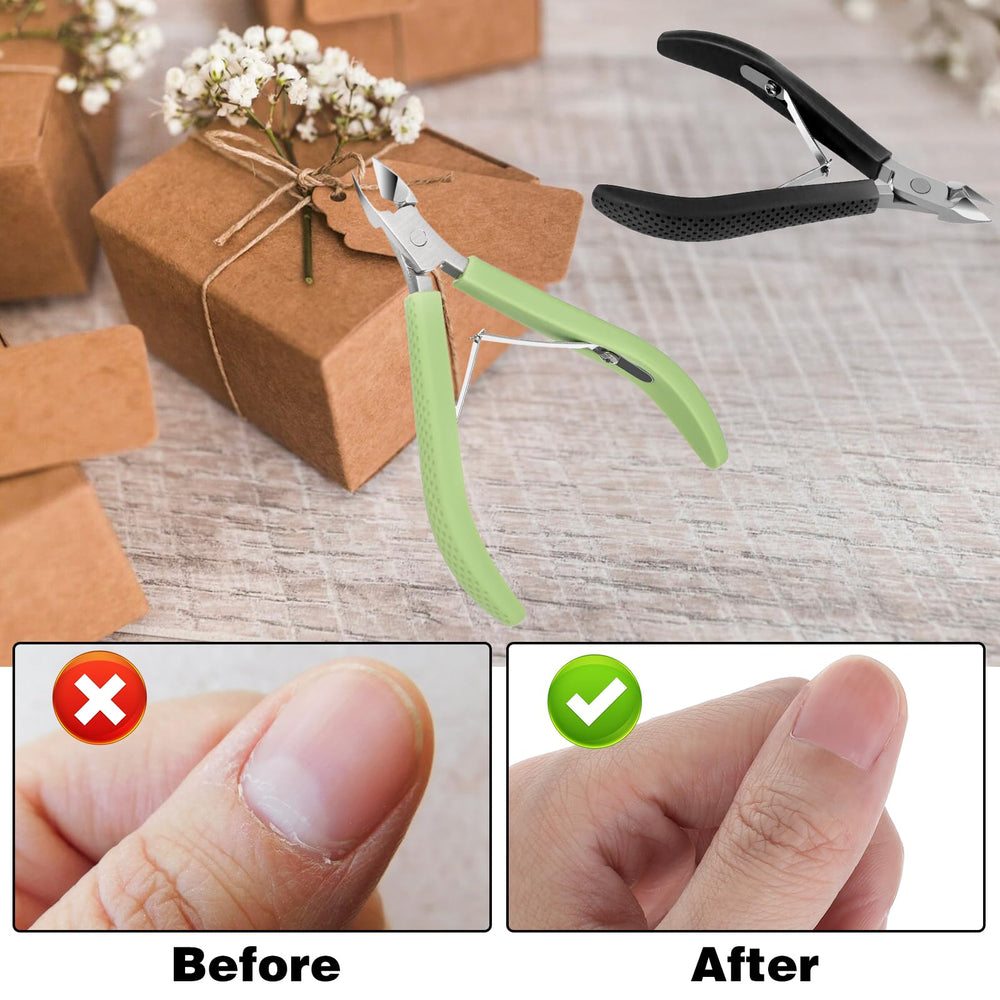 Tucnoeu cuticle trimmer easy-clean blades after use.