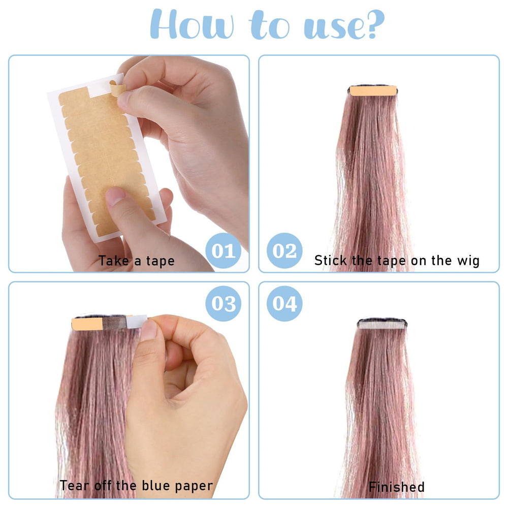 Tucnoeu pre-slit design tape simplifies sticking and removal without residue.