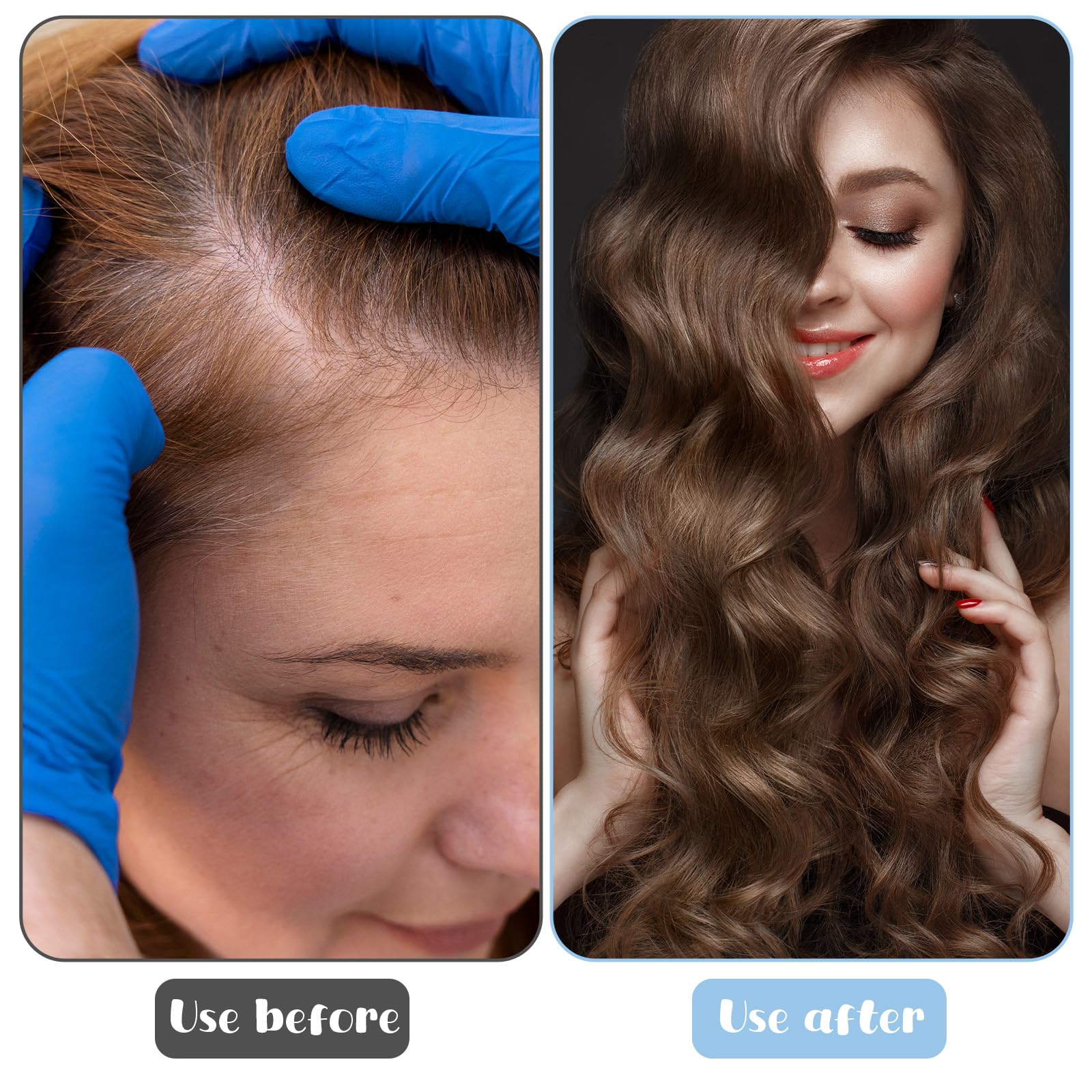 Tucnoeu universal tape fits most wigs for natural-looking results.
