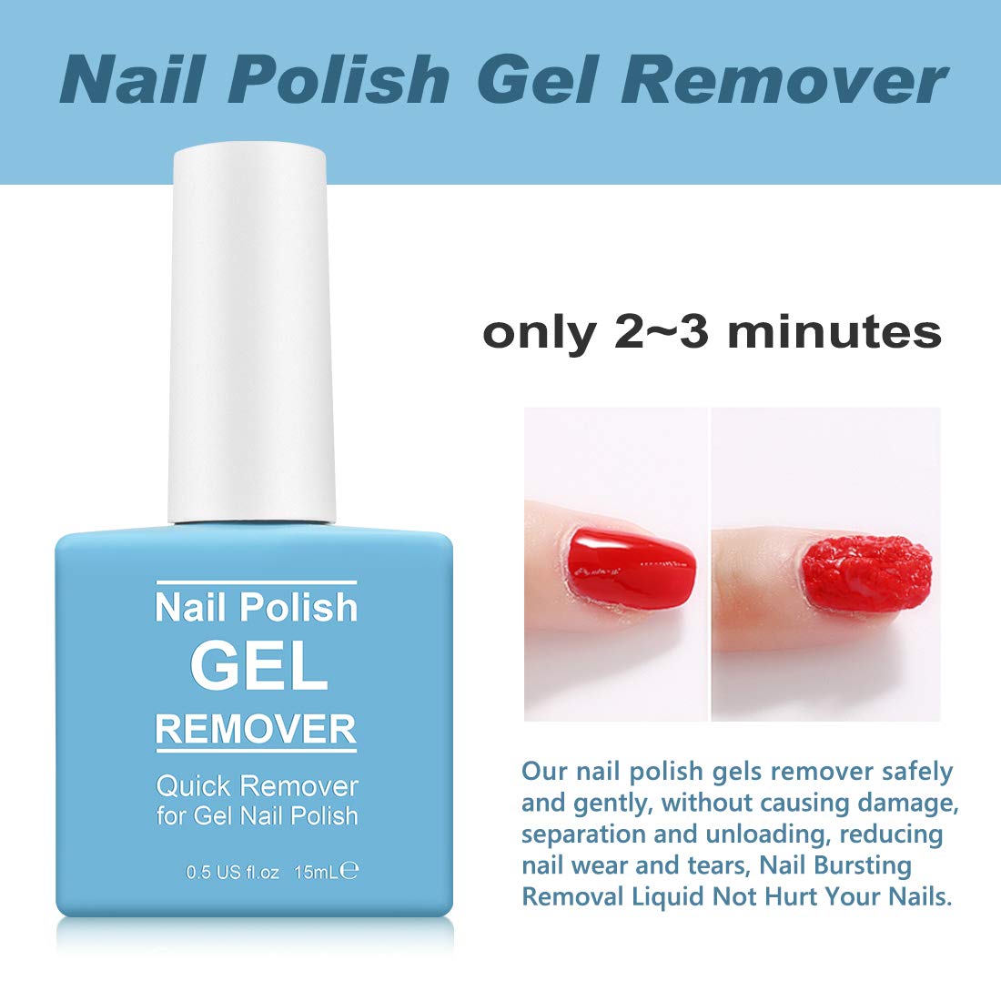 Tudiqe nail scraper tool included for polish lifting
