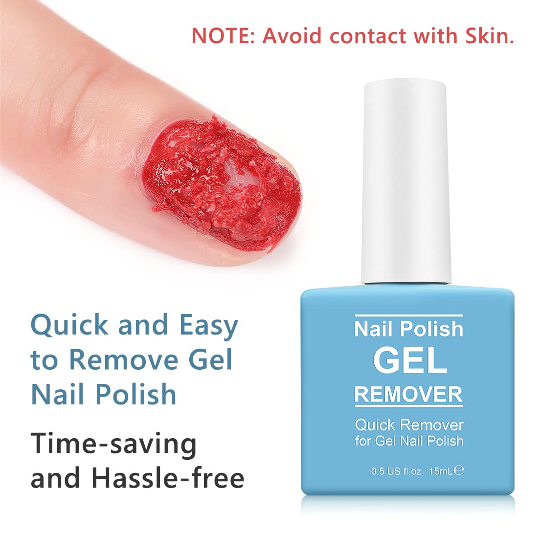 Tudiqe remover application close-up demonstrating use