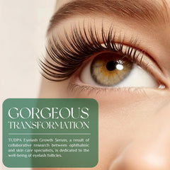 TUDPA Eyelash Serum applicator brush for precise daily use