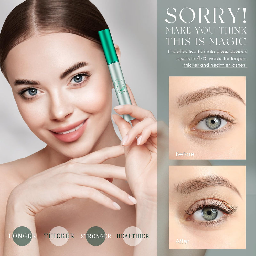 TUDPA Eyelash Serum with grape seed extract for natural nourishment