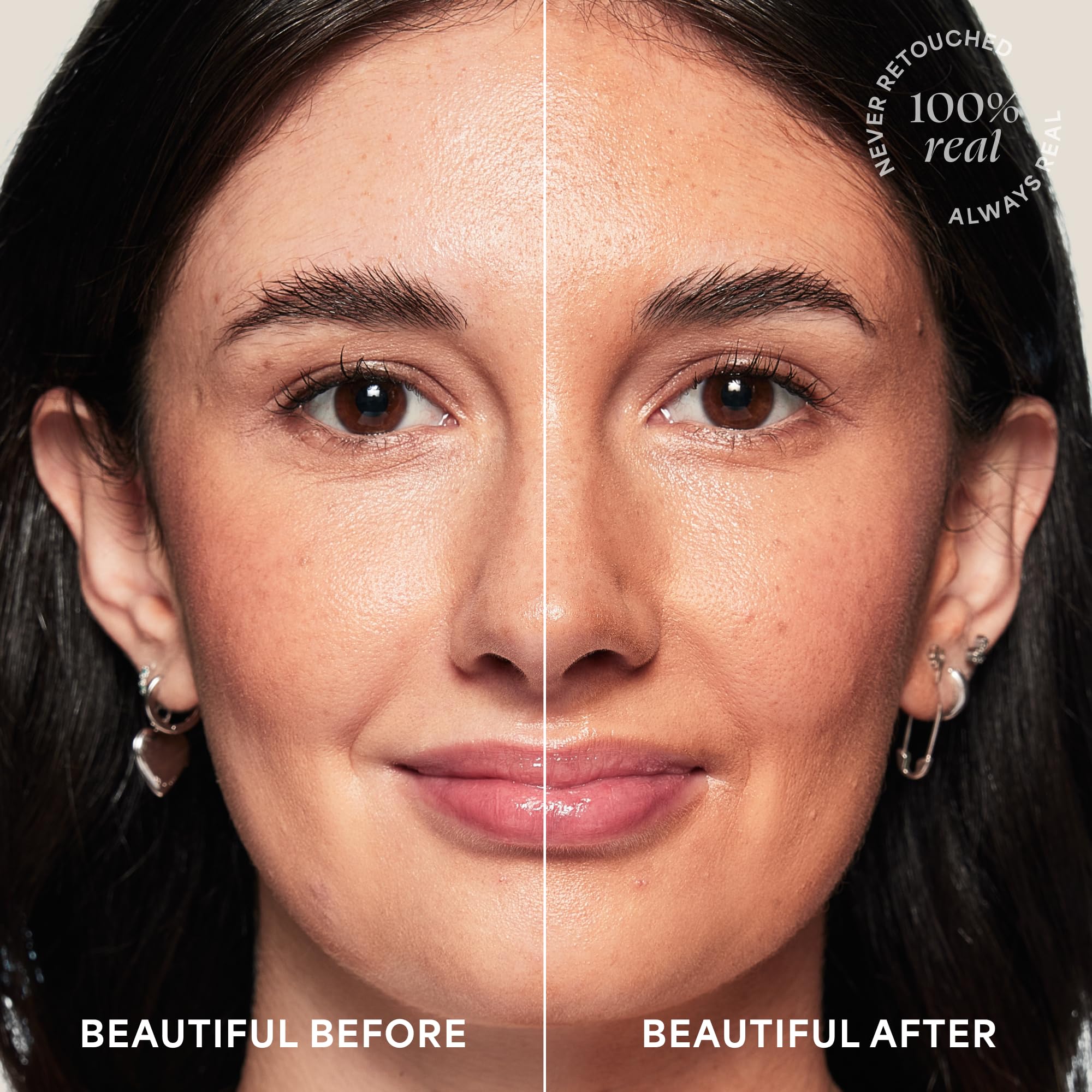 Subtle bronze tint evenes tone and enhances radiance.