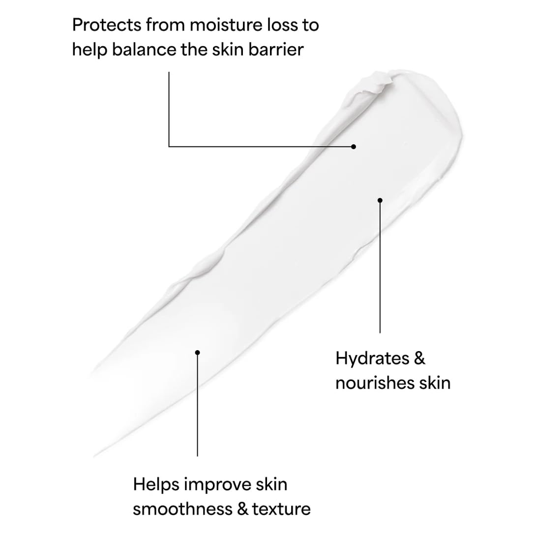 TULA ceramide body cream texture close-up highlights rich nourishment.