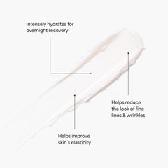 TULA Eye Recharge cream closeup showing rich texture for overnight moisture.