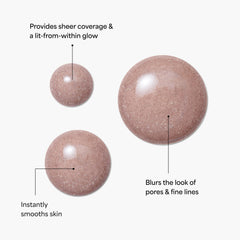 TULA Cosmos Face Filter Primer bottle back showing ingredients and text