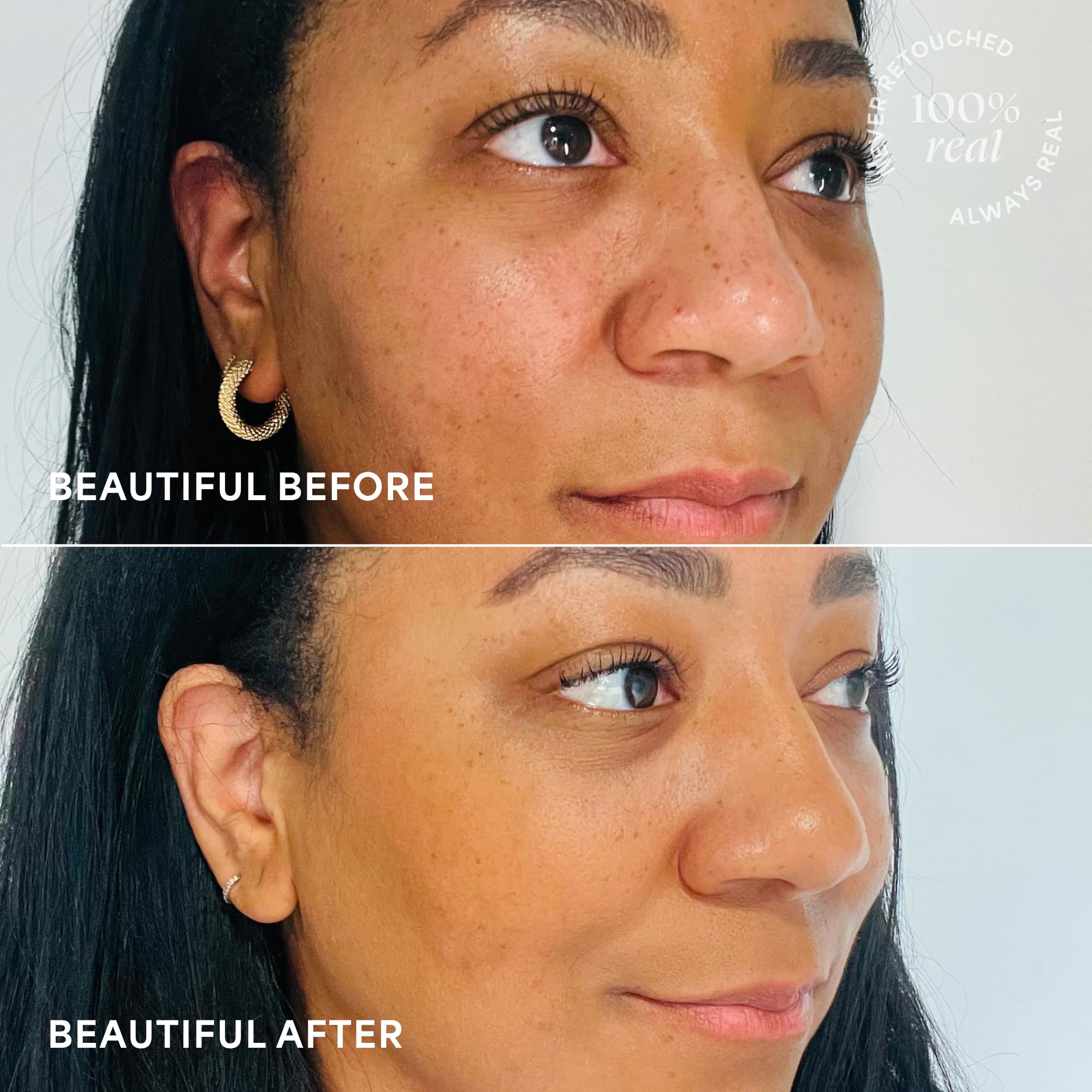 Soft glow on skin after using 24-7 Cream all day.