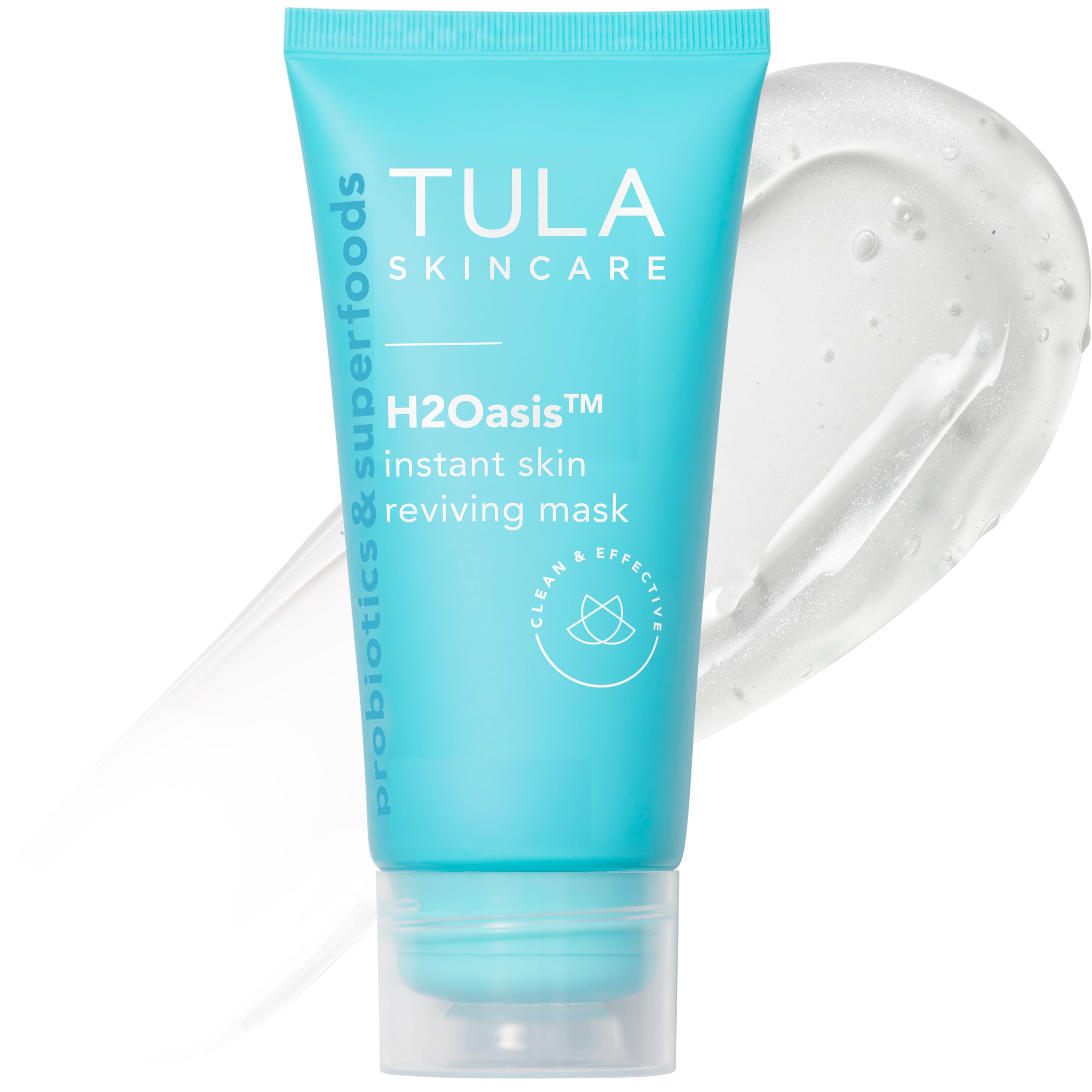 TULA H2Oasis mask jar close-up showing rich hydration and soothing texture.