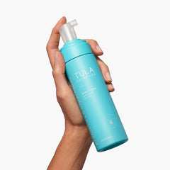 Visual hint of licorice root brightening in TULA formula for past blemish marks.