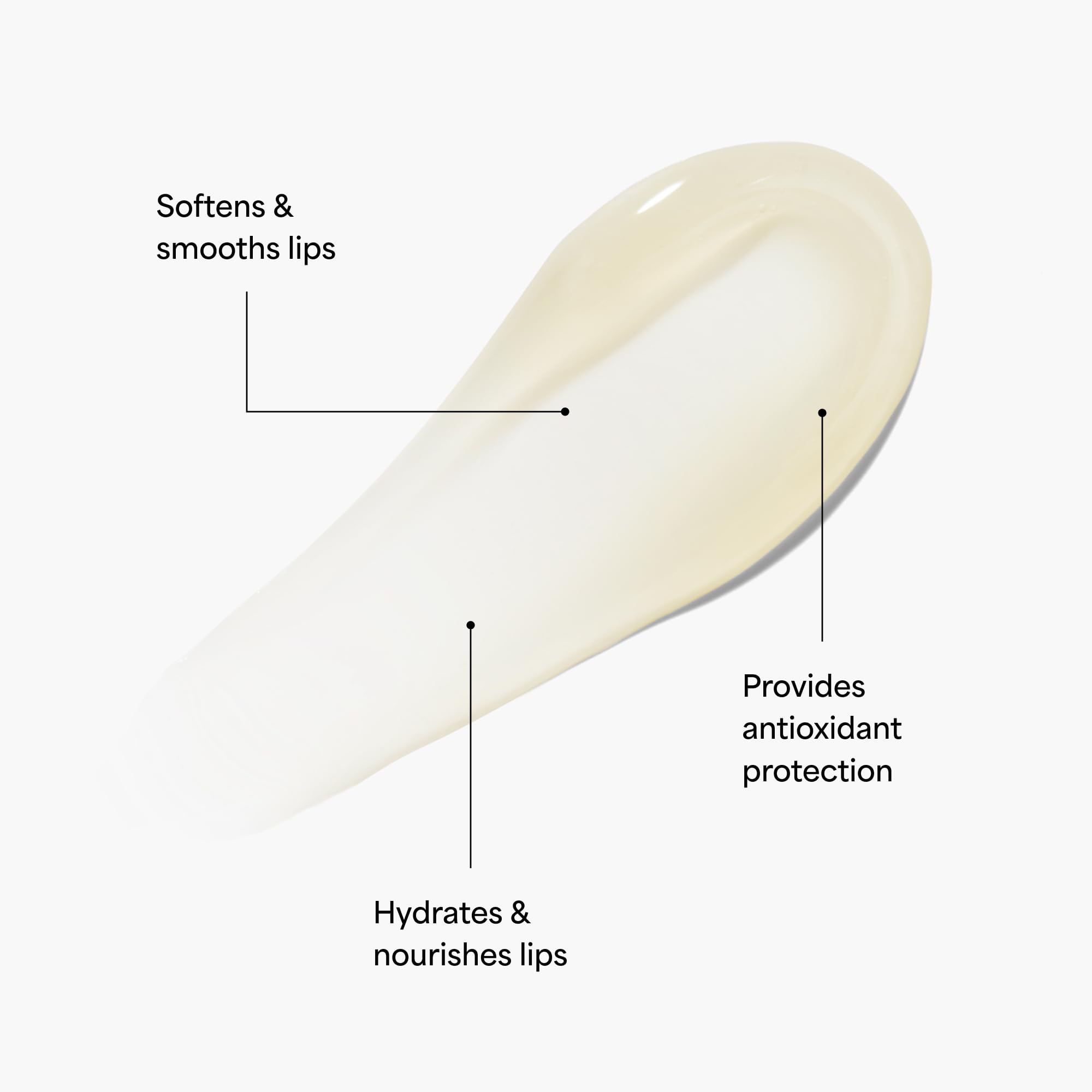 TULA lip mask application on lips demonstrates smoothing hydration
