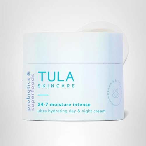 TULA mini cream packet backdrop conveys travel-friendly moisture