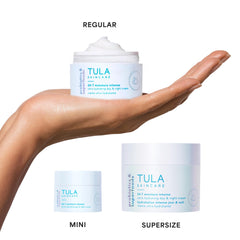 TULA Moisture-Lock pressed oil blend ingredients visual for hydration support