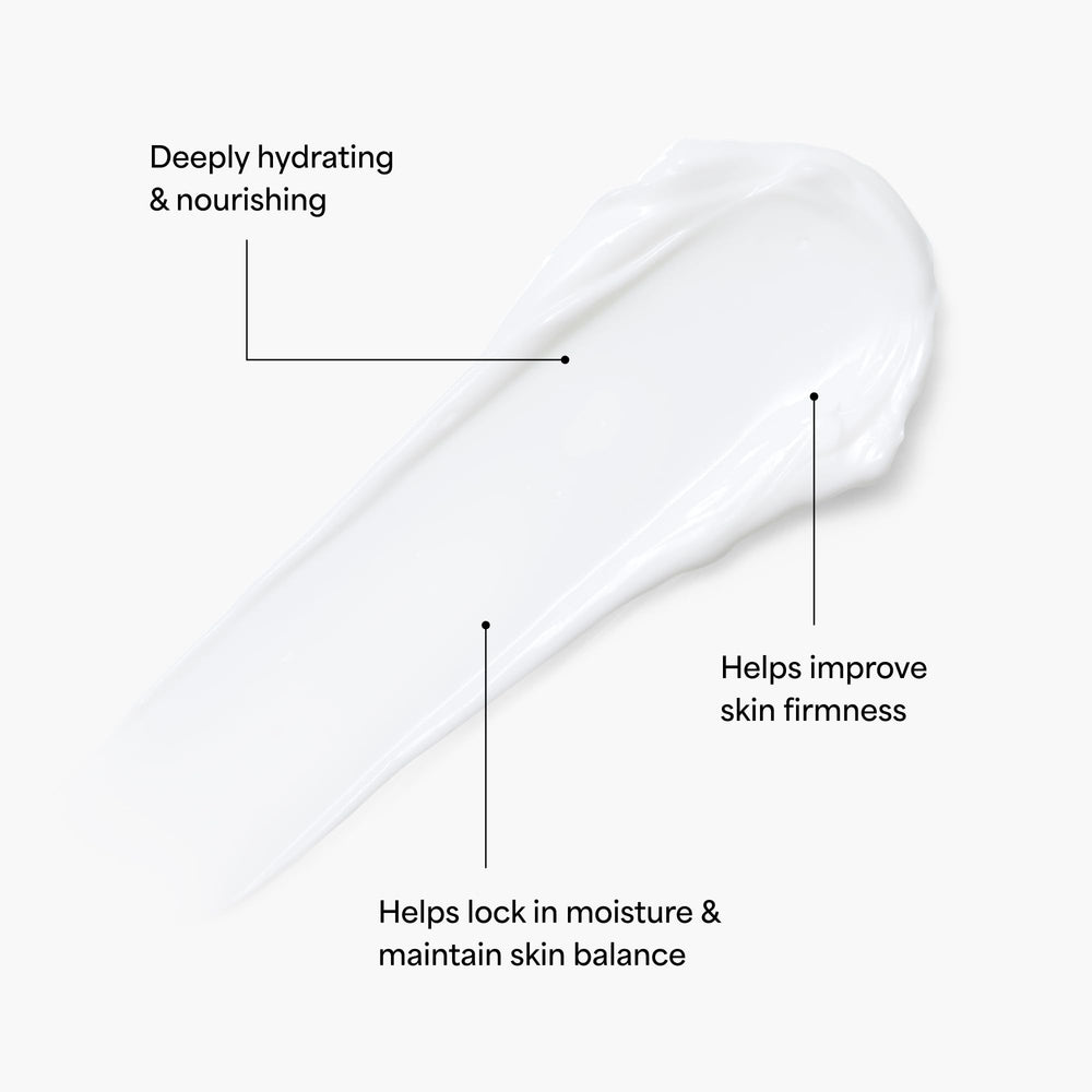 User applying eye balm as part of morning routine.