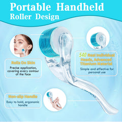 TUMAKOU Derma Roller beard use for defined facial lines.