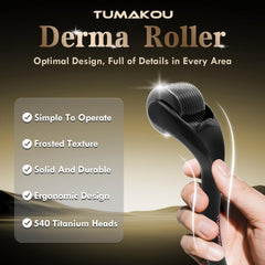 TUMAKOU Derma Roller Scalp – 0.25mm needles for gentle scalp care.