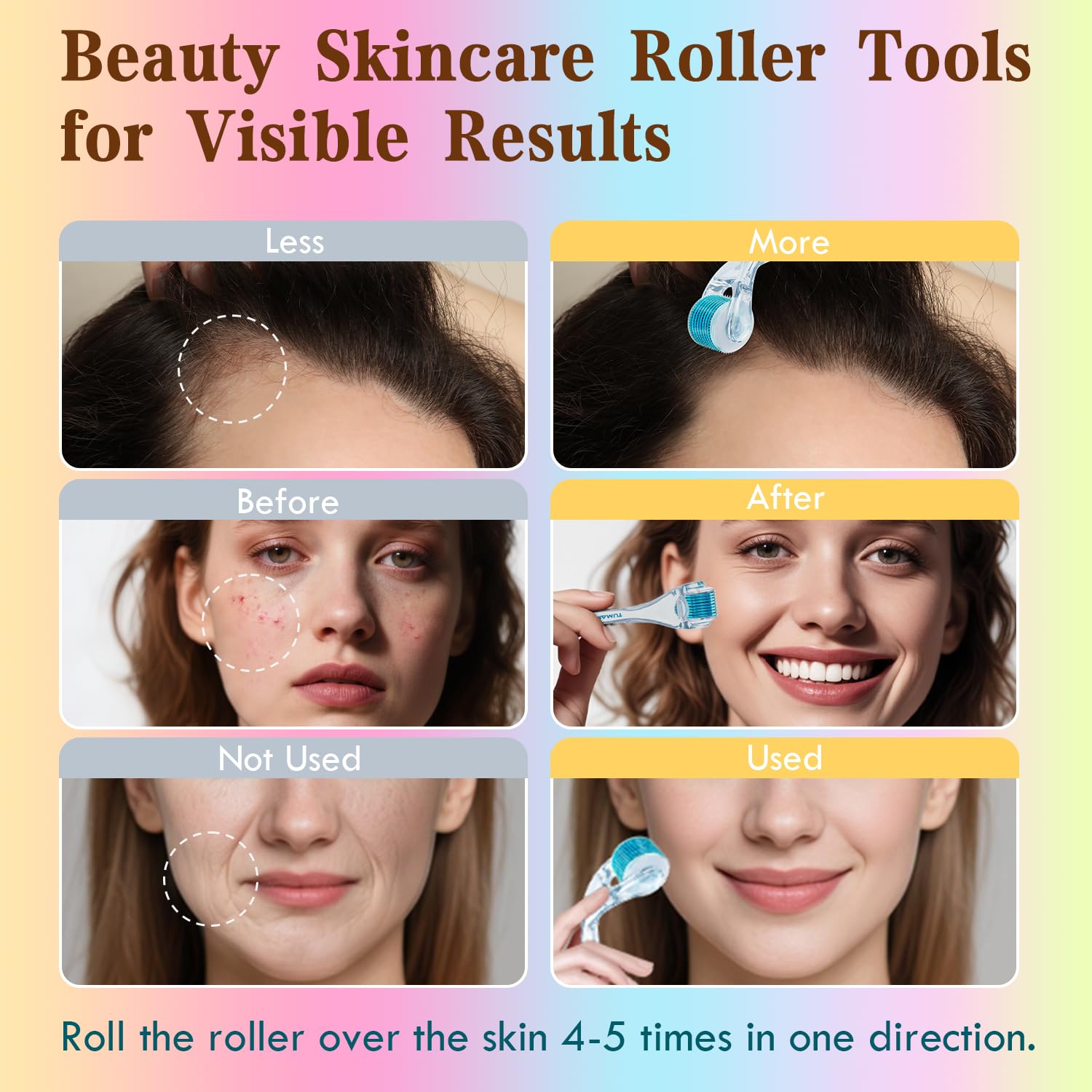TUMAKOU Derma Roller travel storage box for on-the-go.