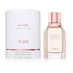 TUMI Whisper Experience Collector bottle front for travel-ready design