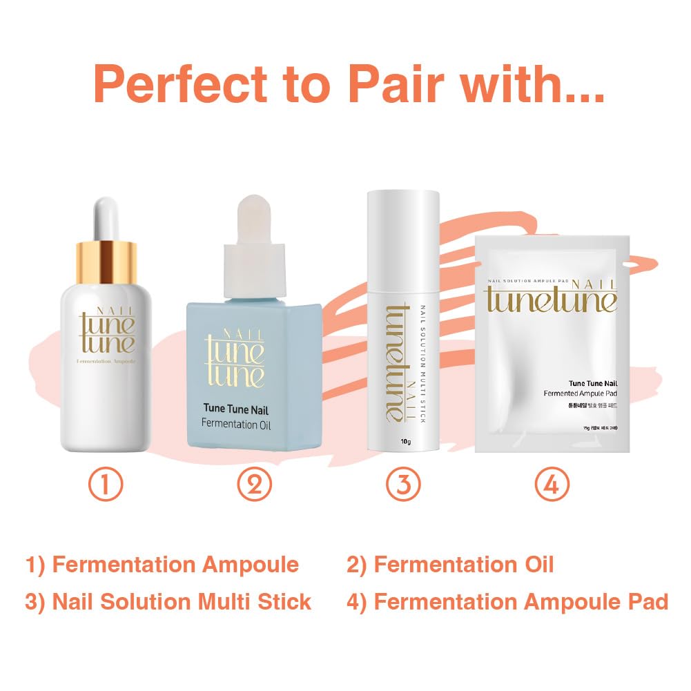 TuneTune Nail Fermentation Multi Stick supports nails, lips, and hands.