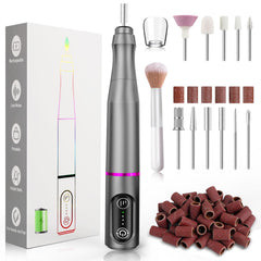 TUOBEO cordless nail drill in a compact design for easy on-the-go manicures.