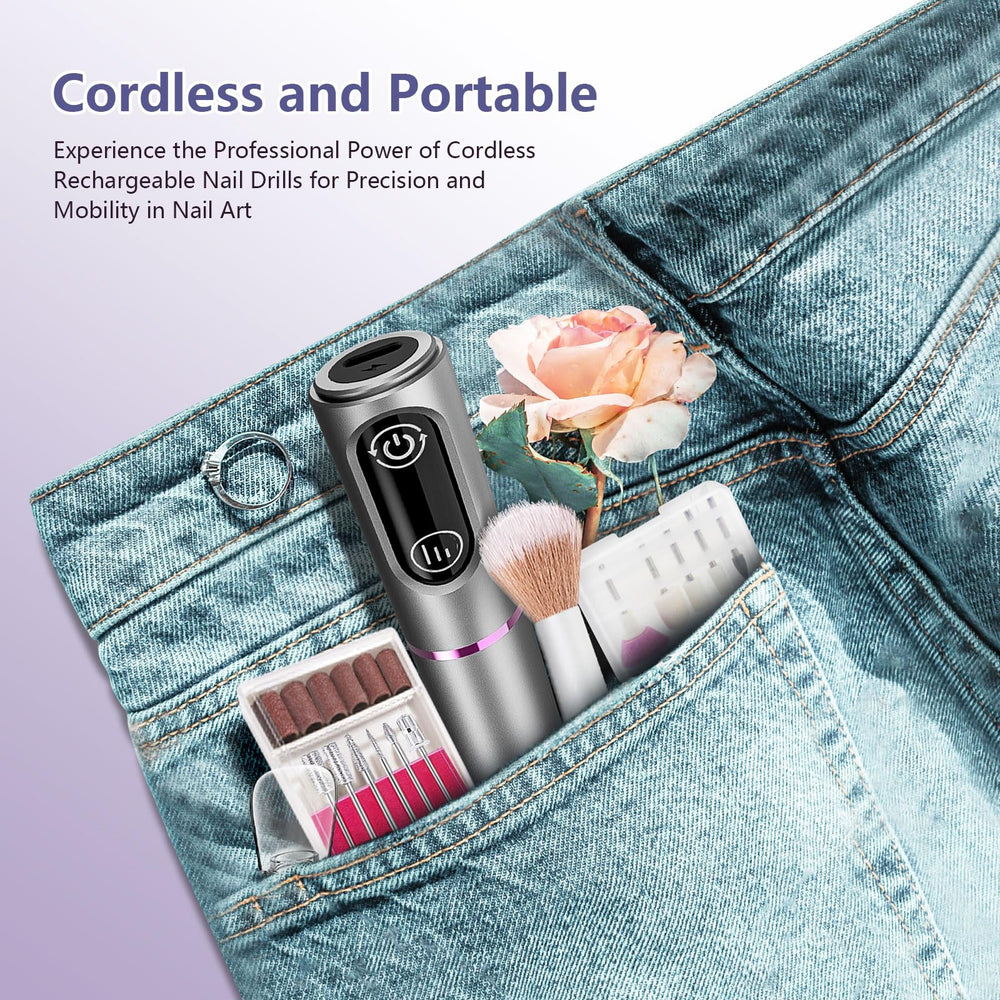 TUOBEO forward/reverse rotation helps achieve flawless nail shapes.