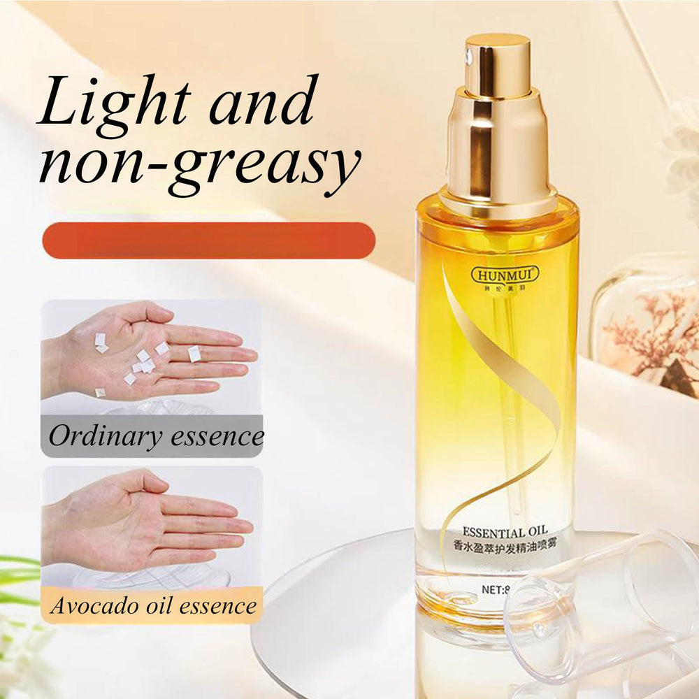 TUOSHITONG Avocado Hair Oil Spray hydrates without weighing hair down.
